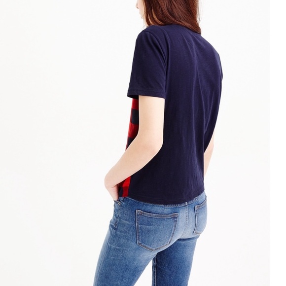 J crew sequined plaid blouse, S - Picture 2 of 6